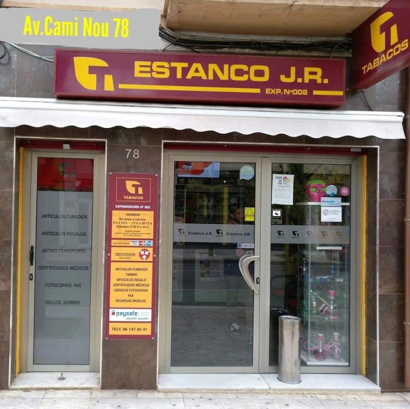 Estanco J.R. SHISHAS Y VAPERS