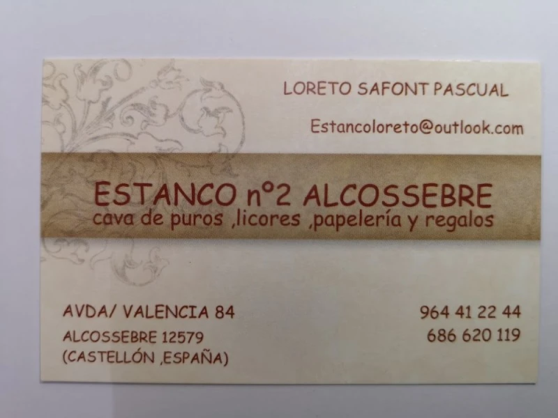 ESTANCO LORETO ALCOSSEBRE 2