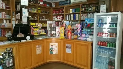 Estanc Es Castell ( Villacarlos ) Tobacconist shop. Menorca