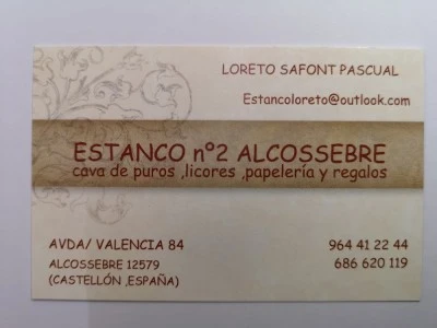 ESTANCO LORETO ALCOSSEBRE 2